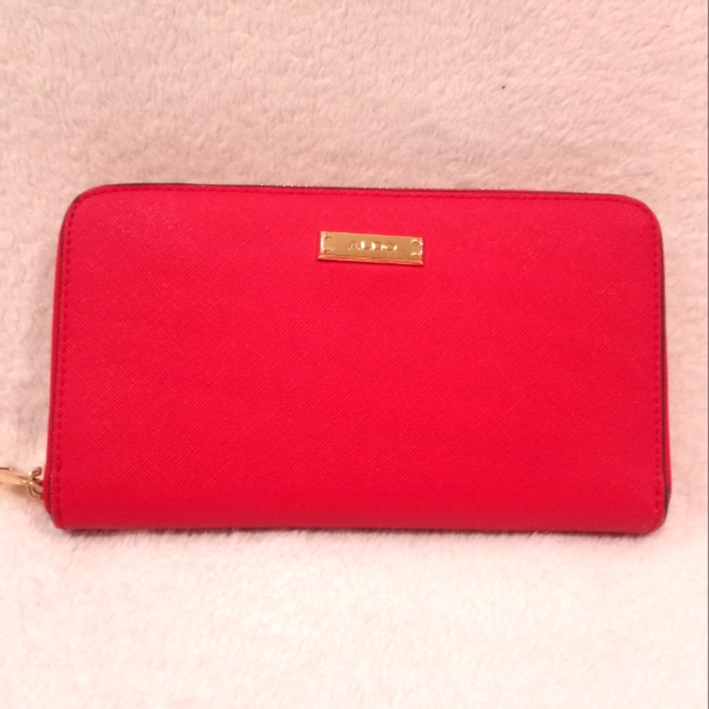 ALDO Red Leather Wallet